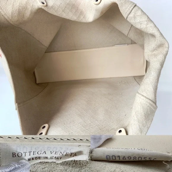 ✨Authentic BOTTEGA VENETA Intrecciatomirage Butterfly Leather Tote Bag Cream - Picture 12 of 16